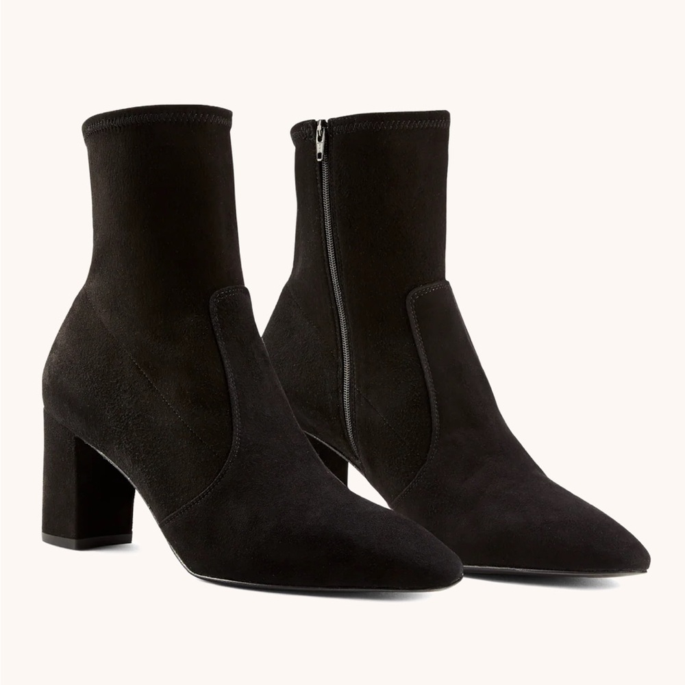 INEZ Paz 70 in Black Suede, 9.5 Roomy